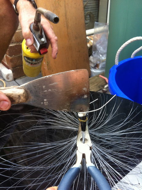 Nous travaillons avec des fibres.