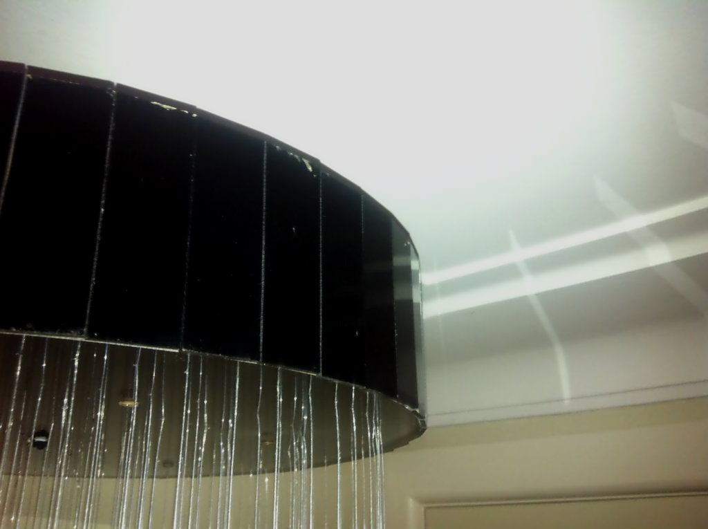 Paroi latérale d'un lustre.