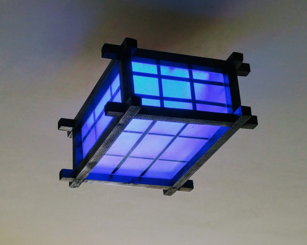 Option pour un lustre fait maison.