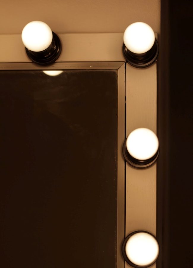 Les ampoules sont allumées.