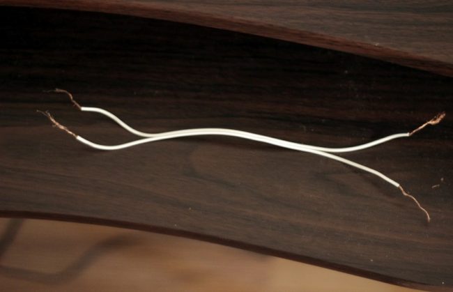 Nous préparons le câblage électrique.