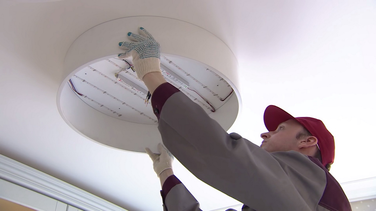 démontage du lustre