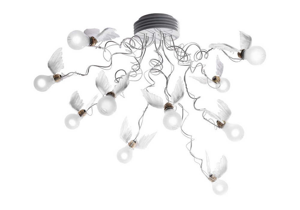 lampe avec des ailes