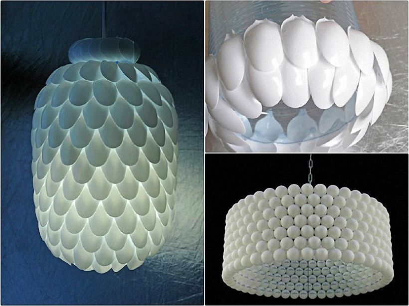 cuillères en plastique