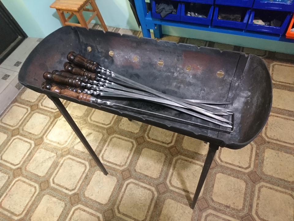 Barbecue à partir d'un cylindre