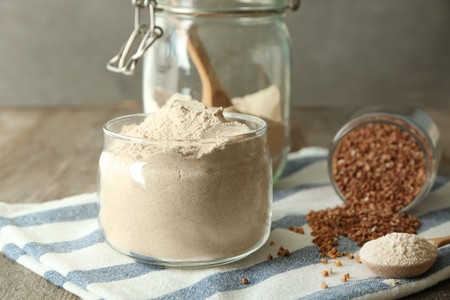 sarrasin dans un verre