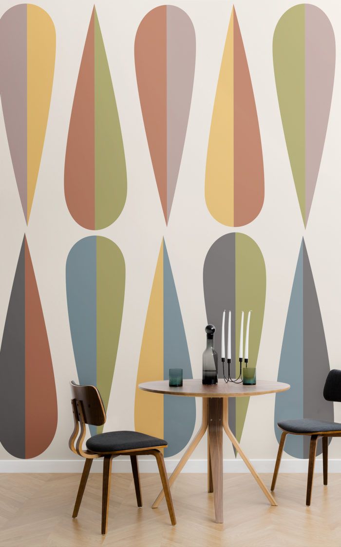 papier peint vintage à l'intérieur