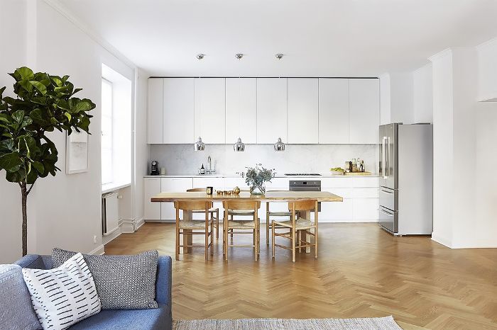 intérieur de cuisine dans un style minimaliste