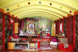 chambre d'enfant de style oriental