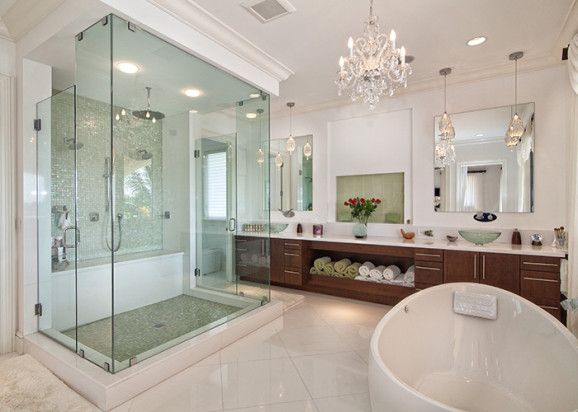 salle de bain dans un style classique moderne