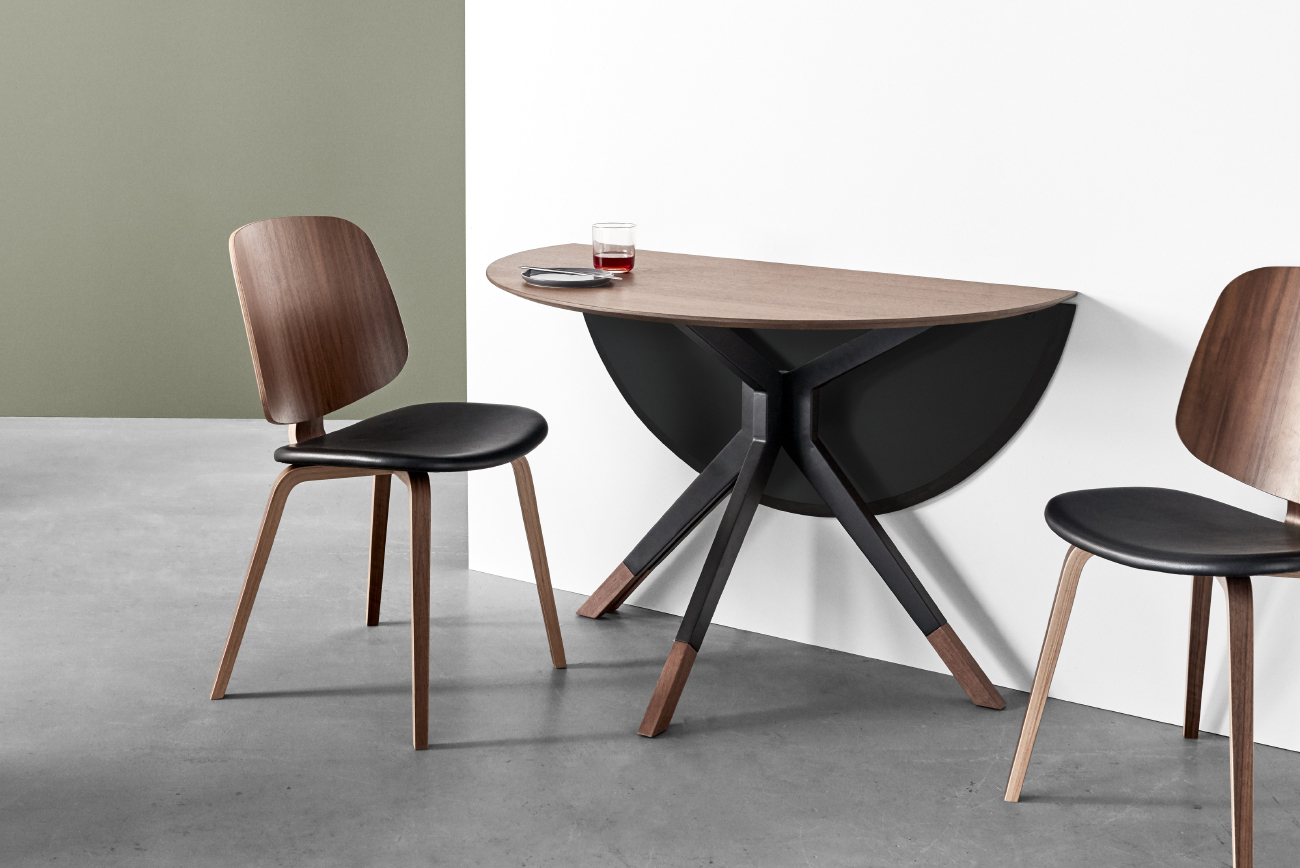 Table pliante de style scandinave