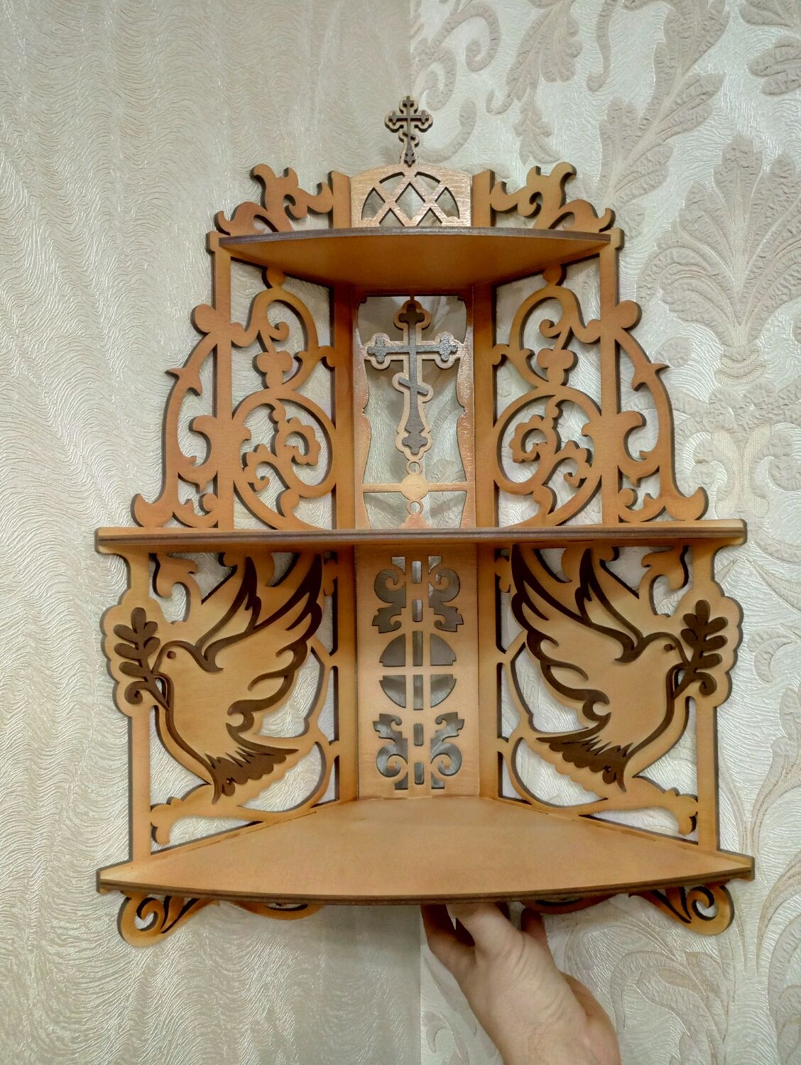 Étagère à icônes DIY