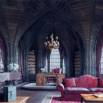 Intérieur de style gothique - page de titre