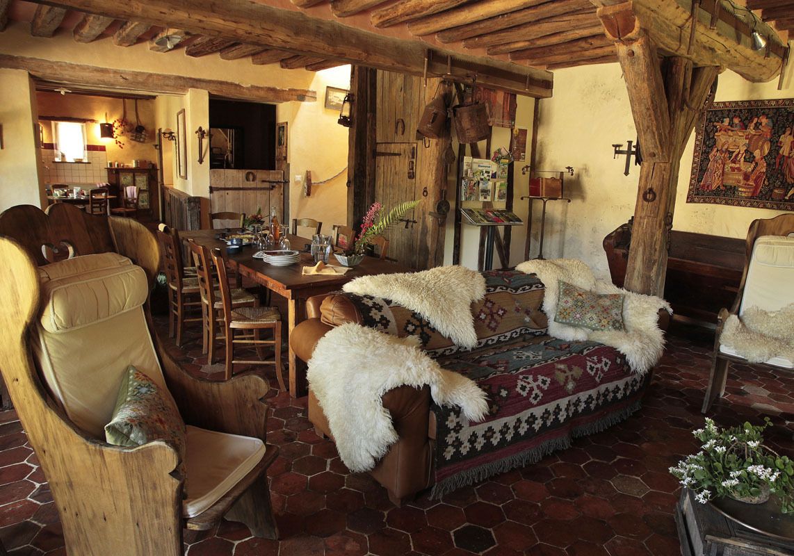 intérieur rustique