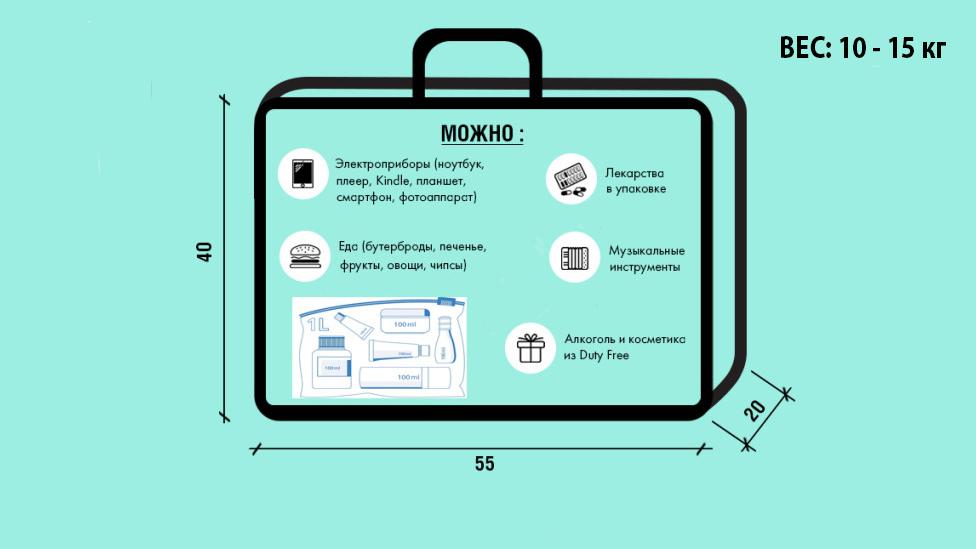 poids du bagage à main