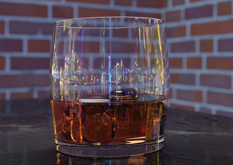 Tumblr pour le whisky mélangé