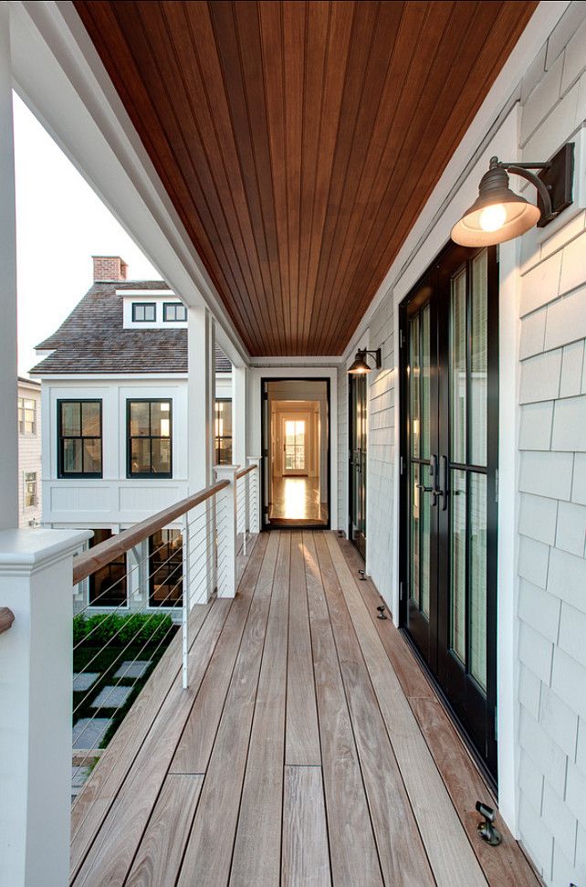 finir le plafond du balcon