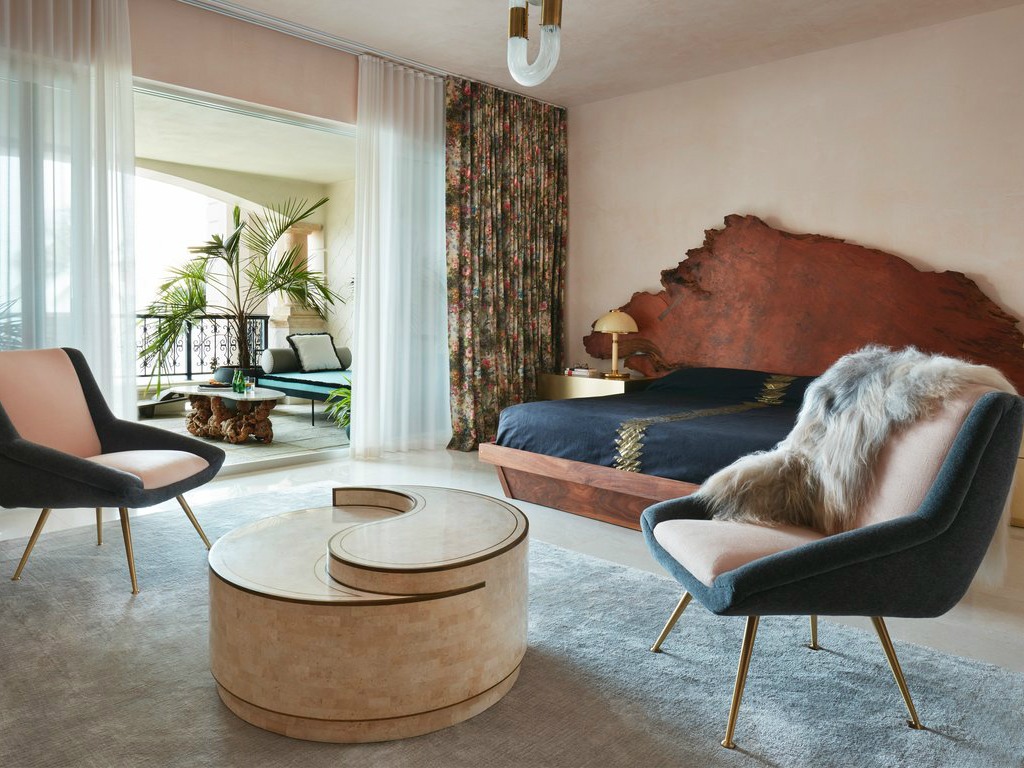 chambre de style éclectique