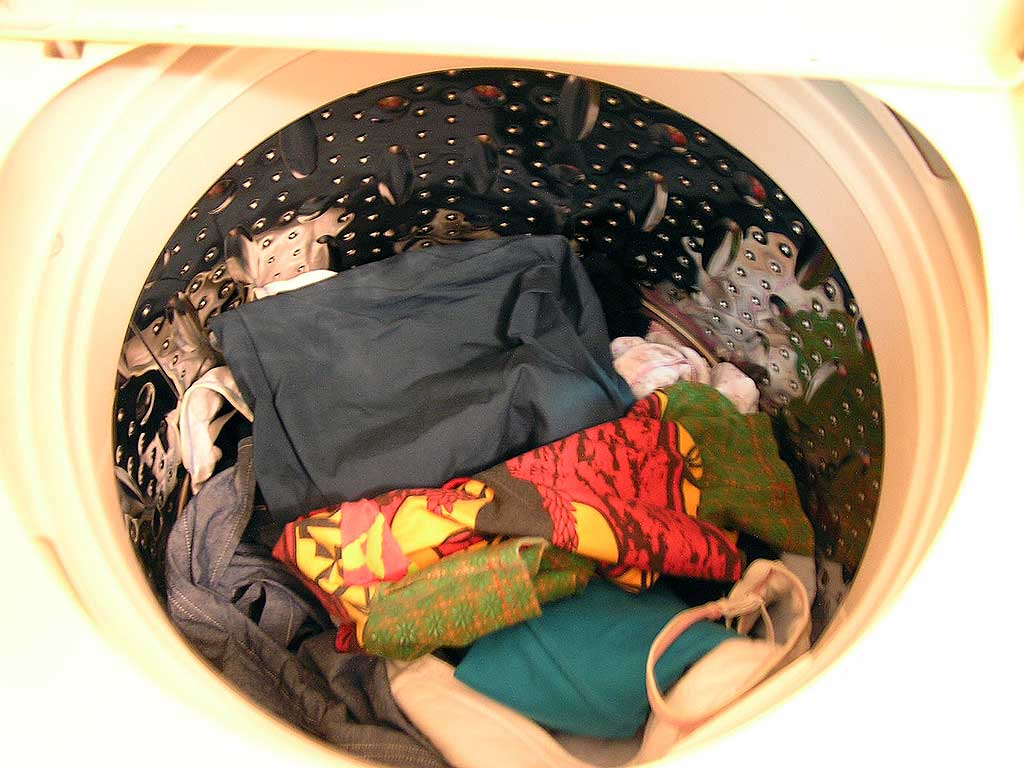 Tambour de machine à laver bouché