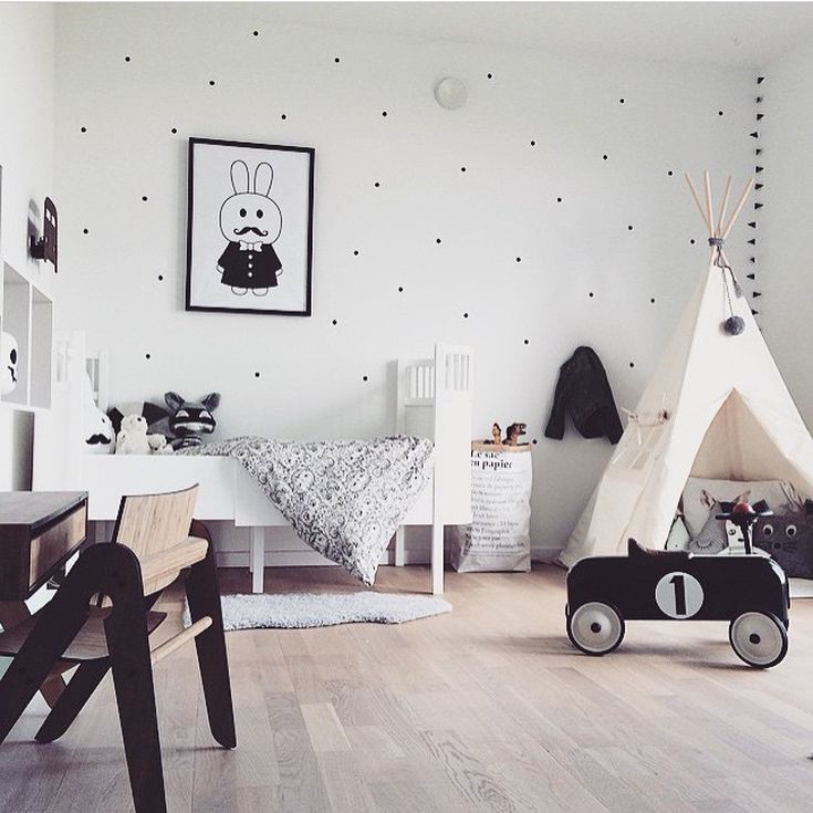chambre d'enfant de style scandinave