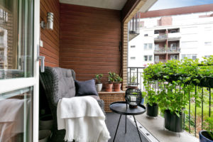 Balcon de style scandinave