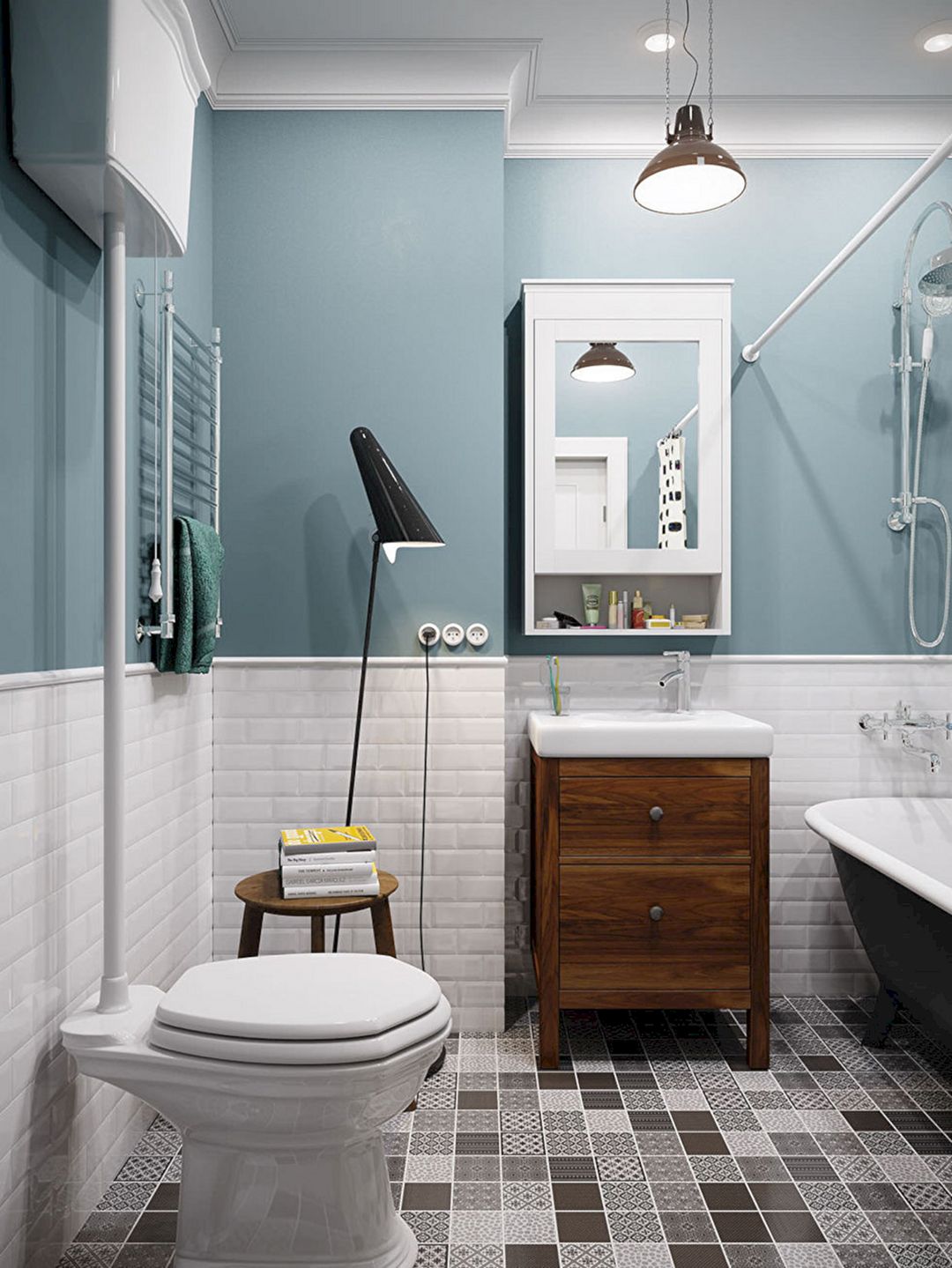 salle de bain de style scandinave