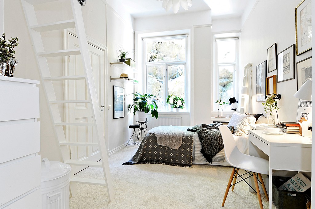 Chambre de style scandinave