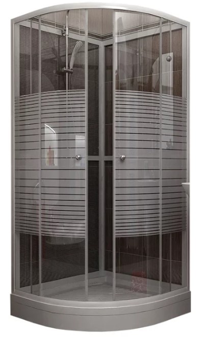 Cabine de douche IDDIS HA90WLP receveur bas 