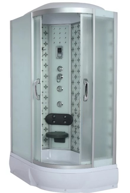 Cabine de douche River Temza 120/80/26 L bac moyen
