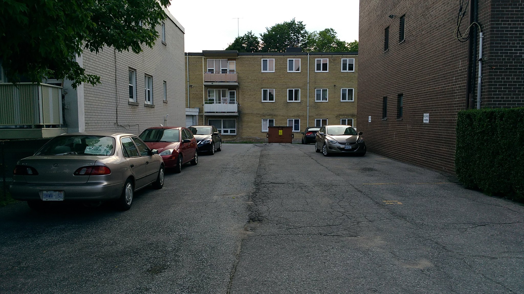 Places de parking à proximité de la maison