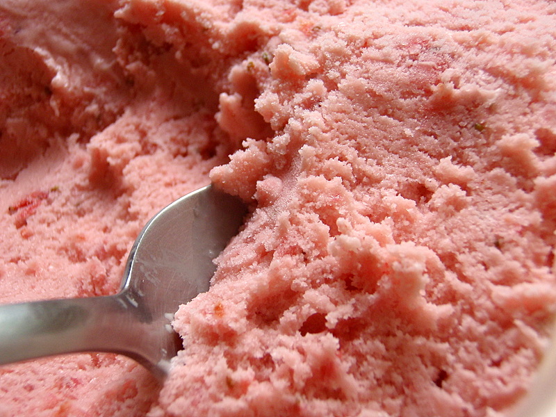 Glace rose