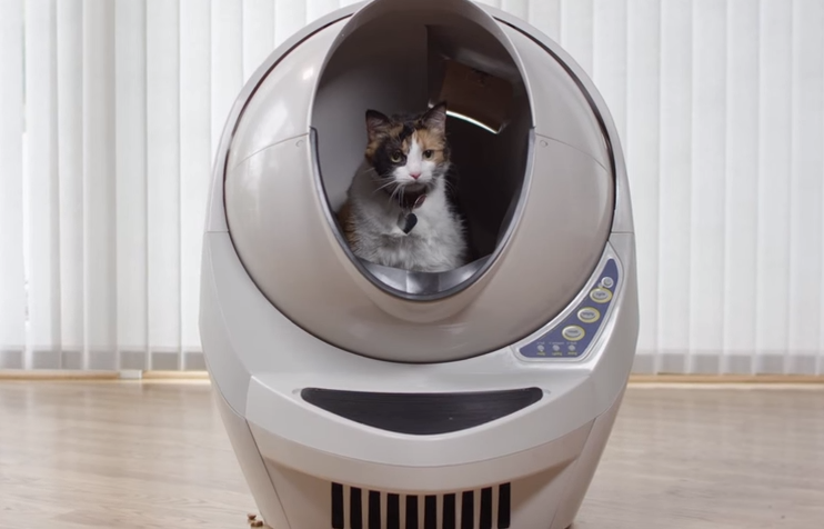 Bac à litière intelligent pour chat