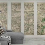 papier peint de style asiatique