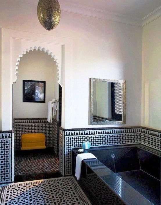 Salle de bain marocaine.
