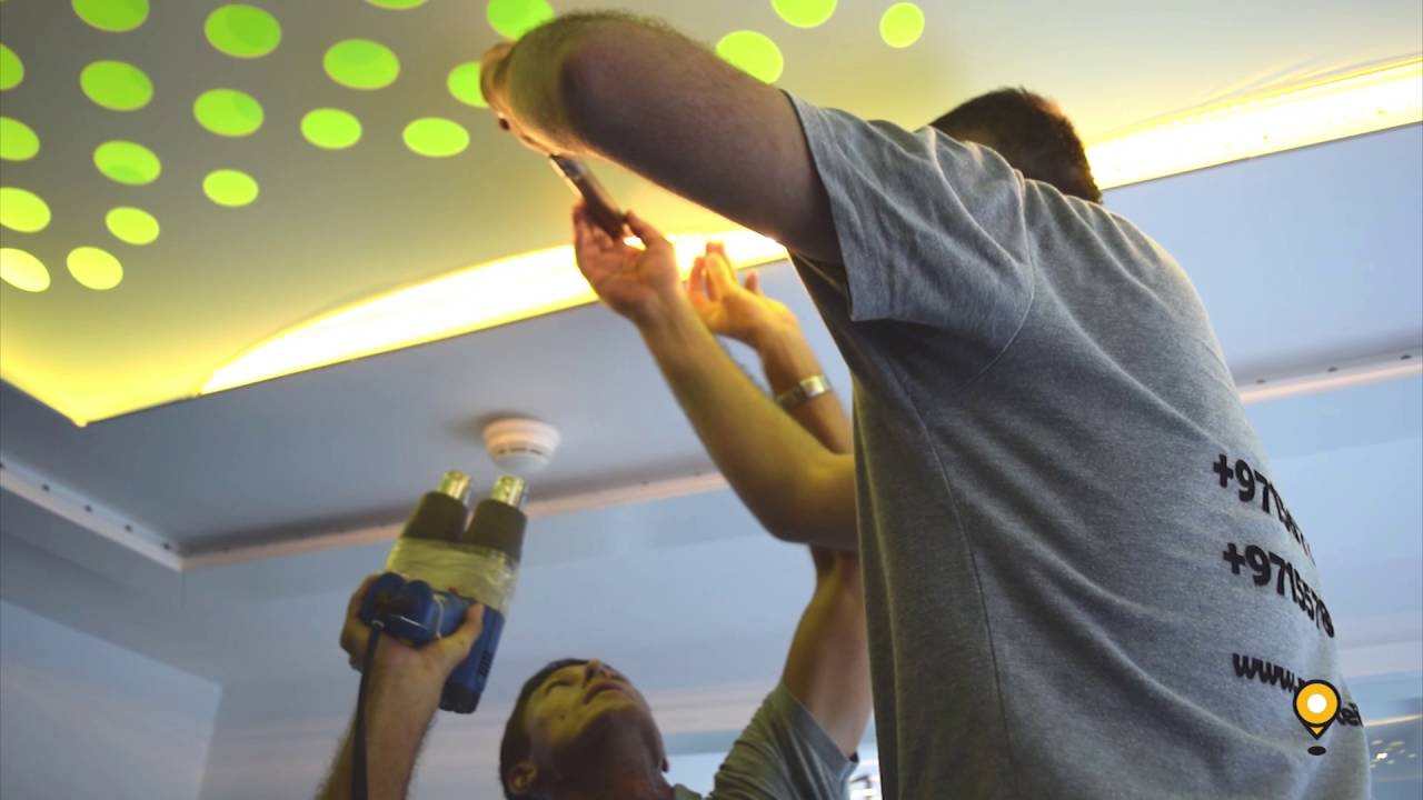 pose de toile tendue