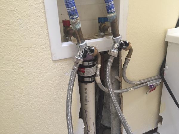 Raccordement à l'alimentation en eau