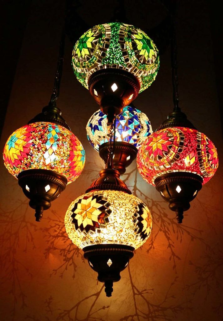 Lampes de style marocain.