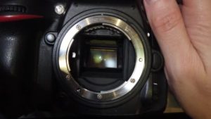 Matrice dans la caméra.