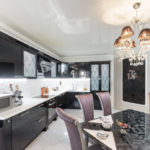 Couleurs de cuisine dans le style art déco