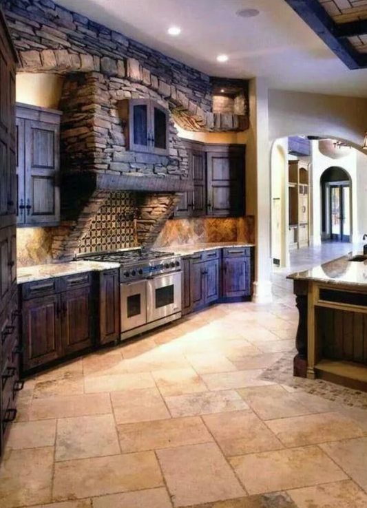 Finition du sol de la cuisine.