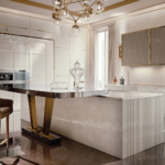 Couleurs de cuisine dans le style art déco