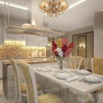 Couleurs de cuisine dans le style art déco