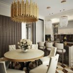 Couleurs de cuisine dans le style art déco