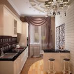 Couleurs de cuisine dans le style art déco