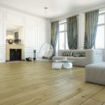 Conception de salon dans un style art déco avec photo