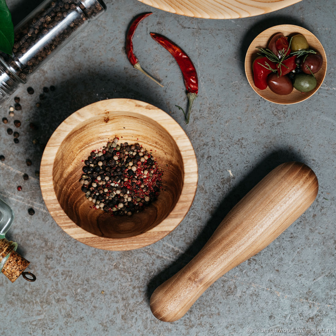 Mortier pour épices