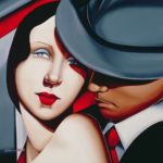 Peintures Art Déco à l'intérieur