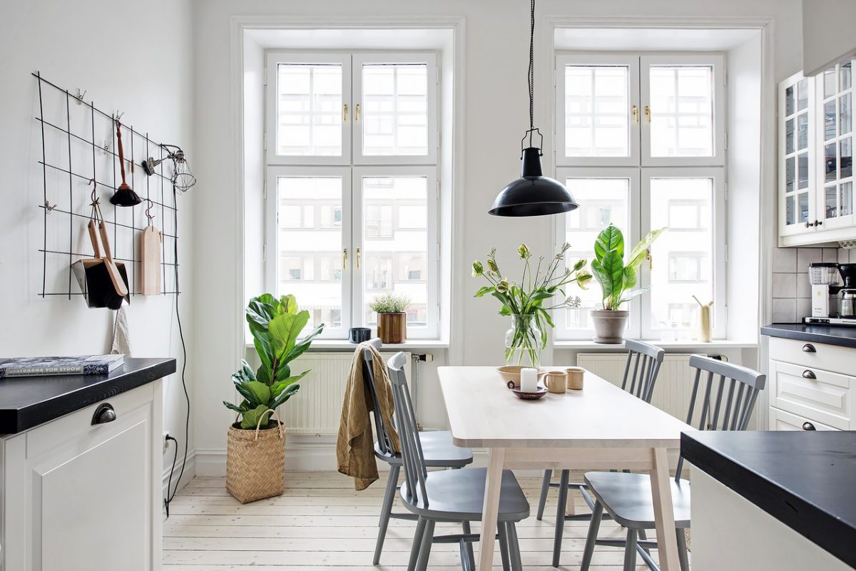 Intérieur sans rideaux