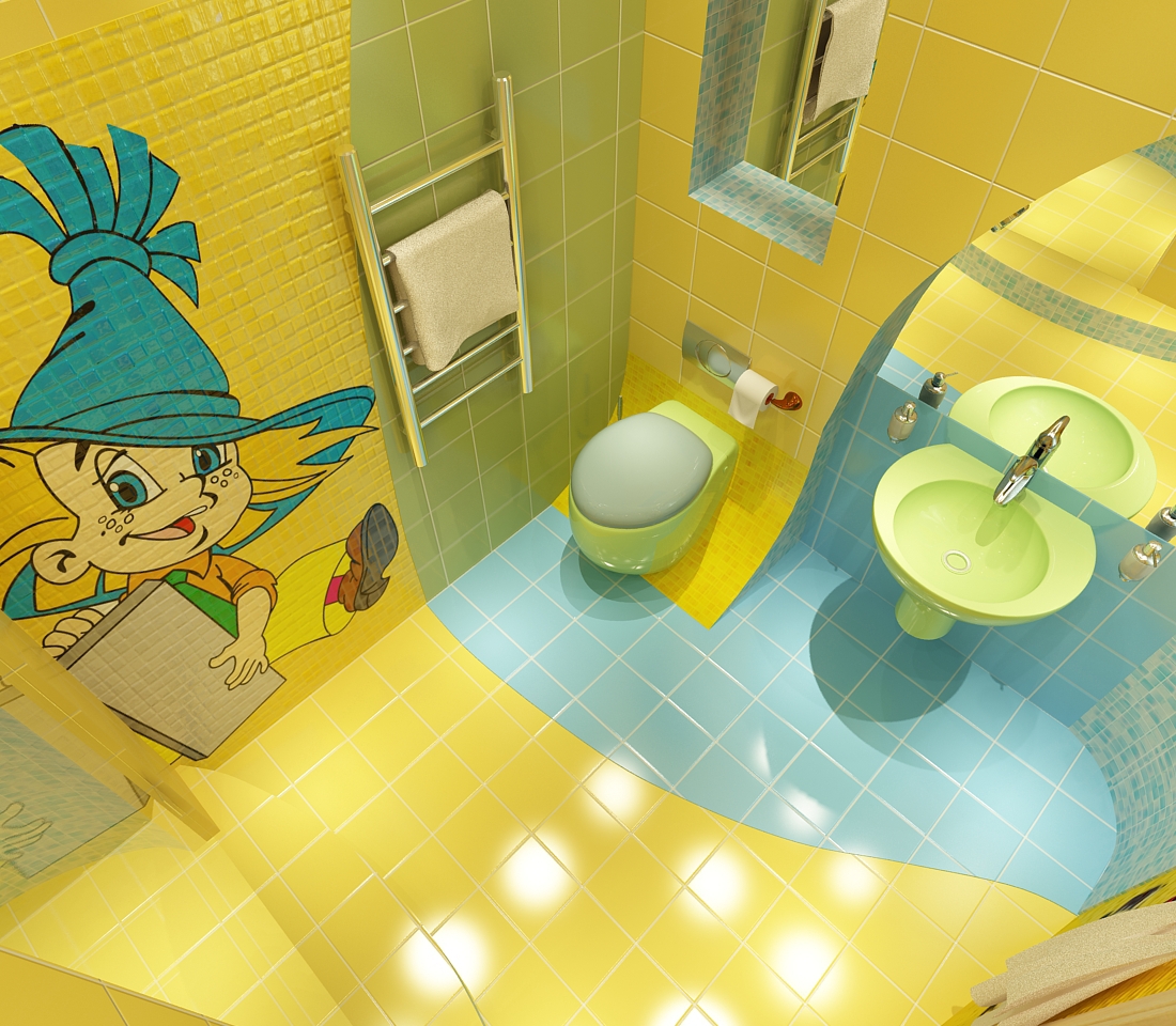 Salle de bain pour enfants