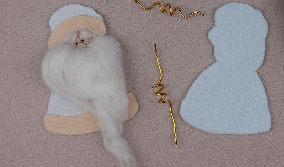 Père Noël en feutre